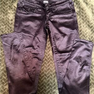 Vintage True Religion Black Nylon-Spandex Leggings